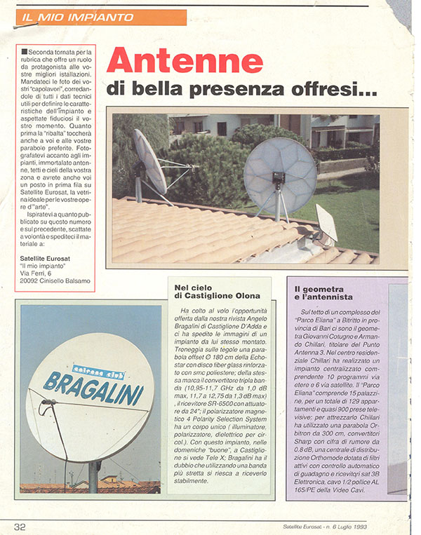 parabola giornale